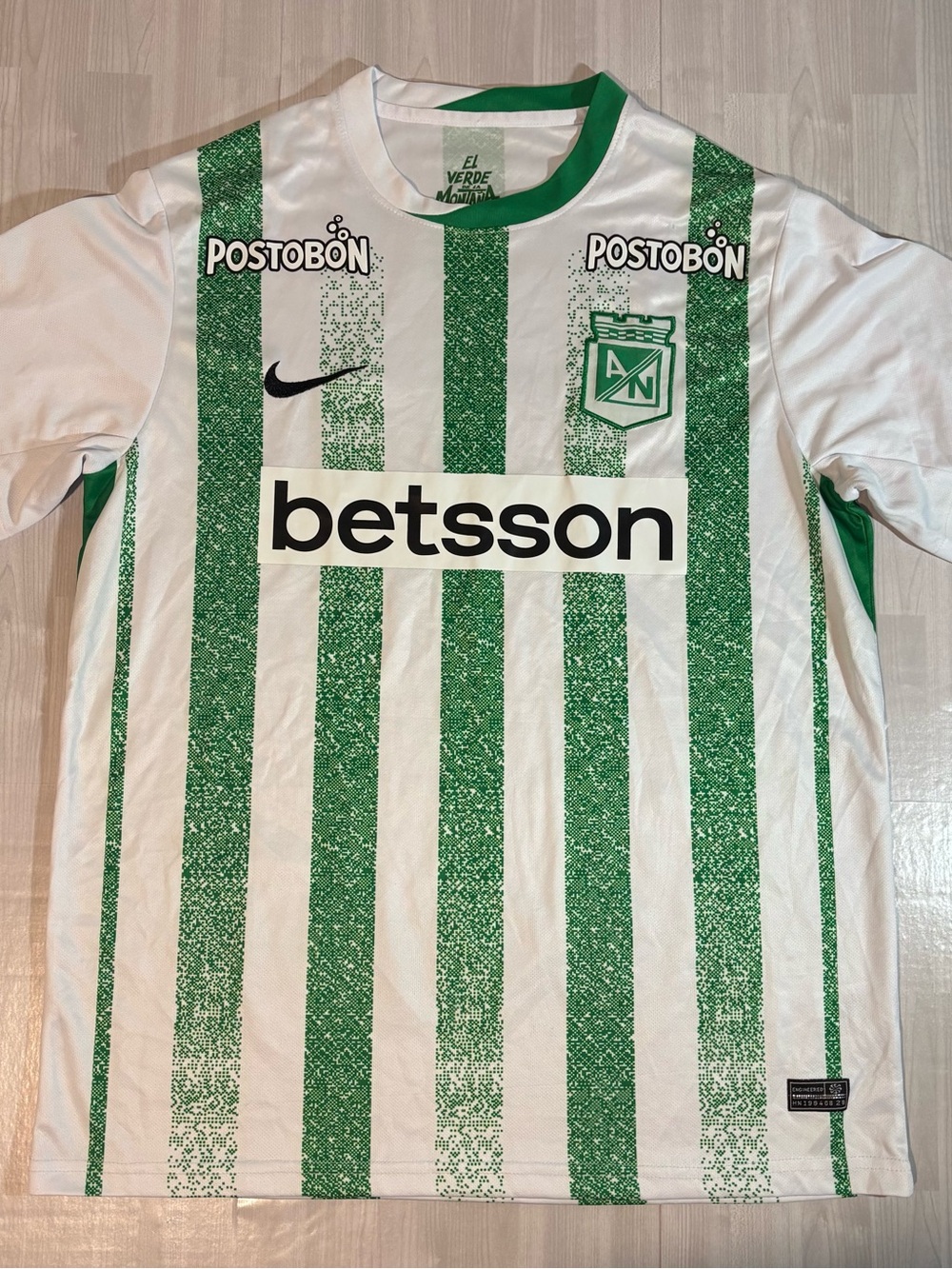 Atlético Nacional Jersey Home football Soccer shirt Nike Mens Size XXL